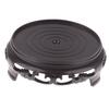 1Pc Plastic Pad High Flower Tray Frame Flowerpot Holder Holders Brown-Black Garden Supplies Round Potted Decoration Base