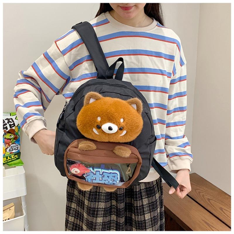 Creative Cute Doll Cartoon Capybara Backpack Bag Girl Student Bag