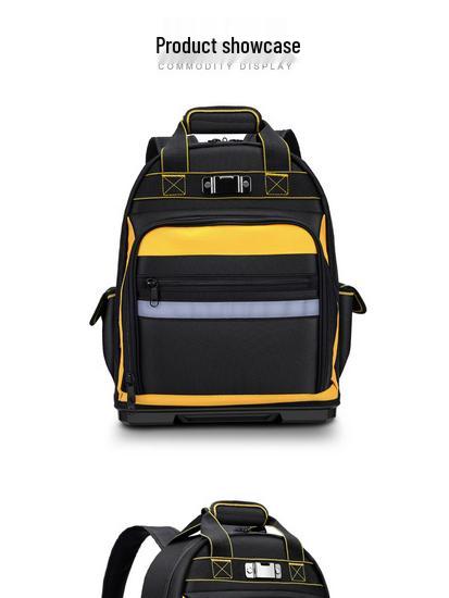 Durable Electrician Tool Backpack: Portable, Multi-Functional, Sturdy Canvas Repair & Storage Bag