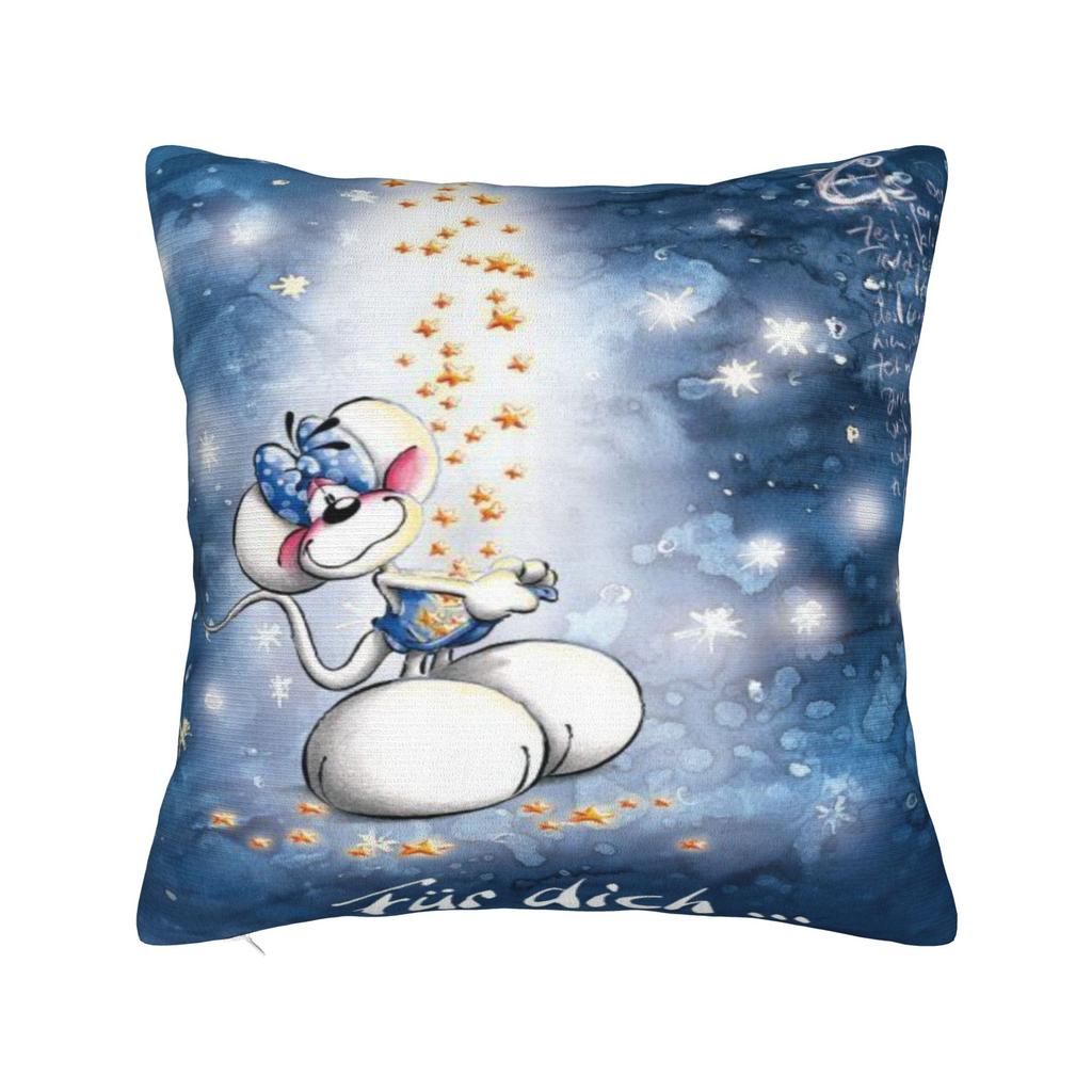 Diddl Diddlina Printing Pillowcases Cushion Cover  Throw Pillow Cover Warm Sofa Decoration Square Multi-Size