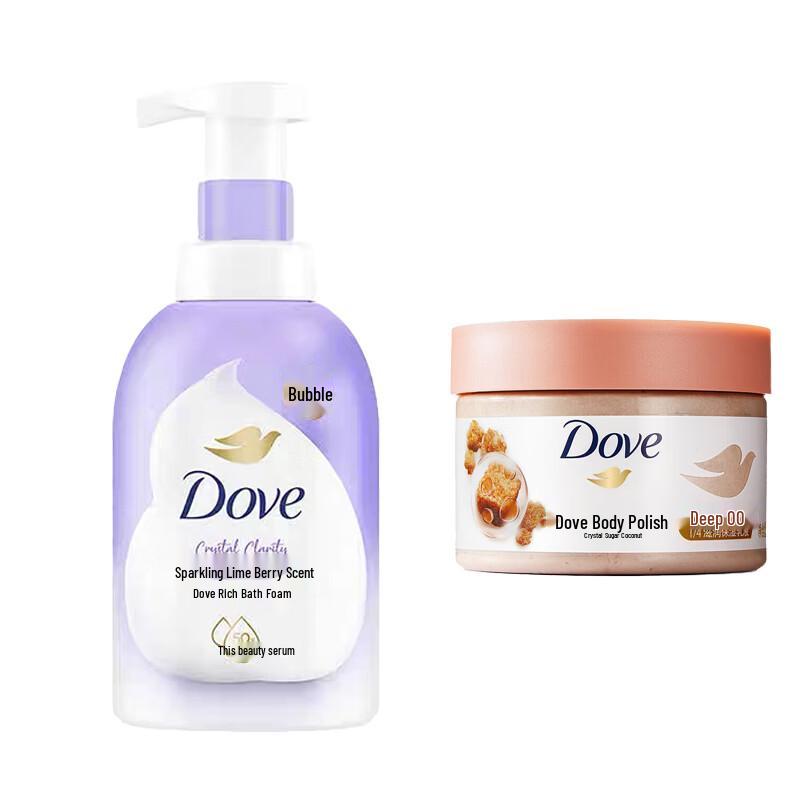 

Dove Shower Foam & Body Scrub Value Set