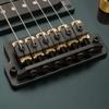 6PCS Metal Guitar Locking Nut Black/Silver/Gold Tremolo Bridge Parts  For Guitar Replacement