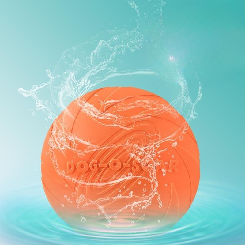 Pet Toy Dog, Frisbee Toy Dog, Silicone, Bite Resistant, Floating Water Training, Throwing Pet Dog, Large Dog