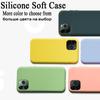 Coque de luxe en Silicone liquide souple, étui Original antichoc pour Iphone 14 13 11 12 Promax Xr Xs 78plus, polaire Super Fine