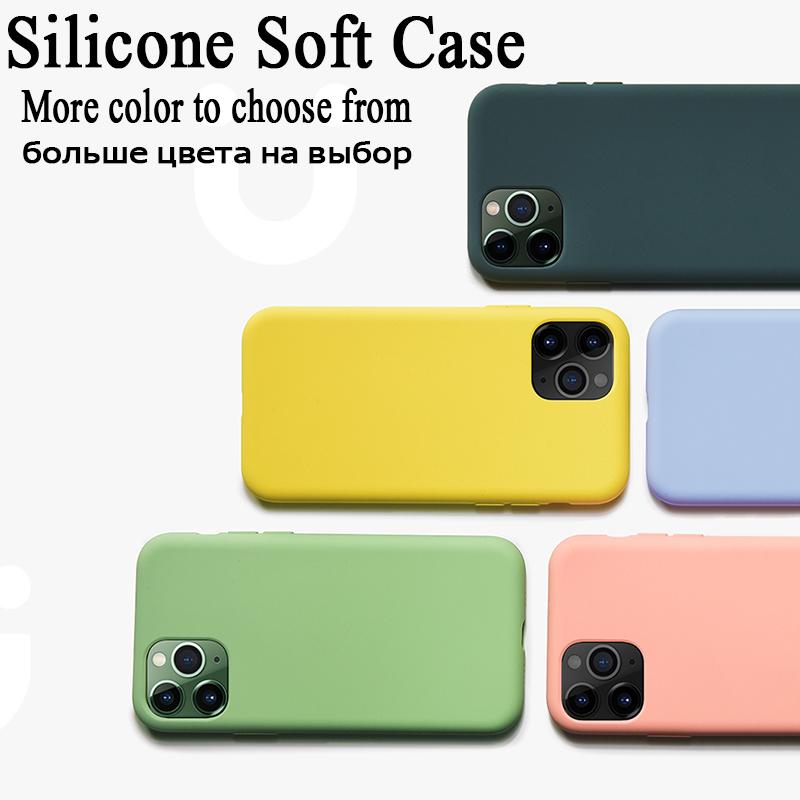 Coque de luxe en Silicone liquide souple, étui Original antichoc pour Iphone 14 13 11 12 Promax Xr Xs 78plus, polaire Super Fine