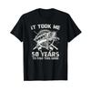It Took Me 50 Years To Fish 50th Birthday T Shirt Vintage Casual Stylish Graphic Unisex Homme Top For Everyday Wear