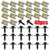 60pc U-Shape Metal Nut/Screw Washers for BMW E46 E92 E90 F10 Car Fender Bumper Cross Head Screws Engine Guard Clip Chassis Sheet
