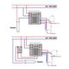 TOMZN Digitální PID Termostat Dvojitý Výstup Univerzální Vstup Regulátor Teploty Relé SSR AC110V 220V TOTC4S
