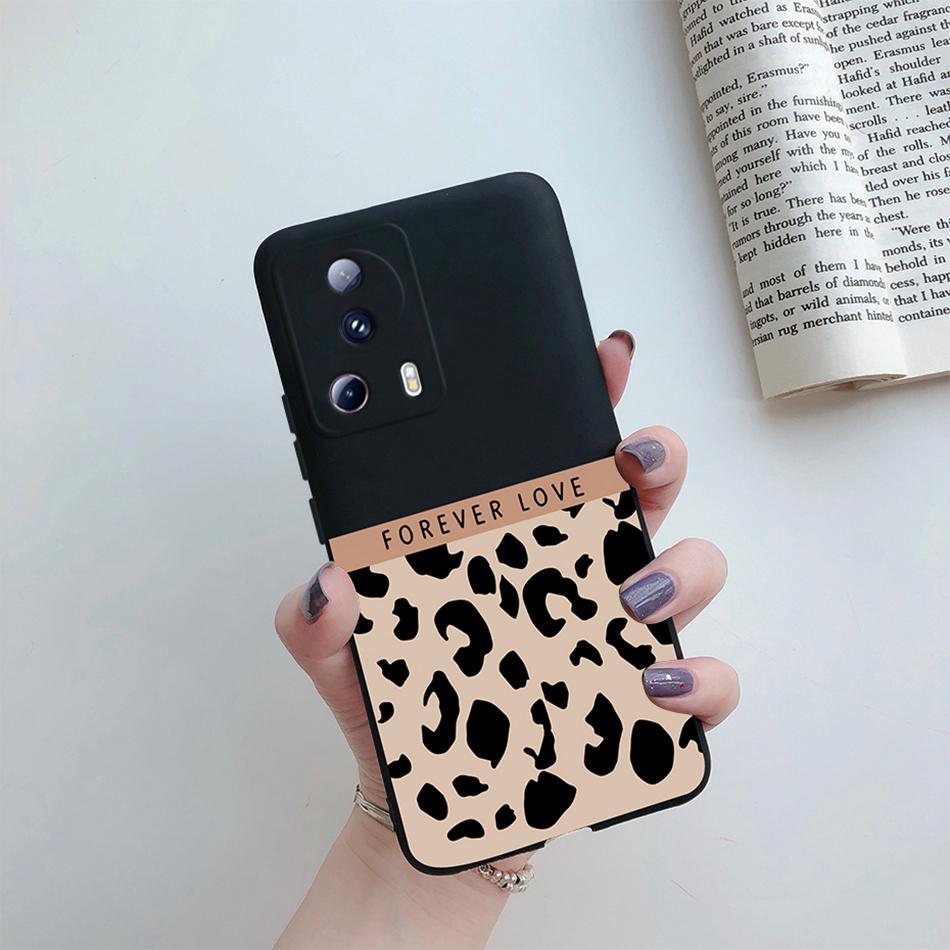 For Xiaomi 13 Lite 5G Case 2023 Luxury Black Dragon Painted Silicone Phone Cover for Xiaomi Mi 13 Lite 6.55'' Coque Capas 13Lite