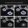 Auto Projektionslogo Willkommenslicht, Tür-LED Hochauflösendes Willkommenslicht, Geeignet für Volvo XC60 S60 S80 S80L V60 XC90 V90 V40