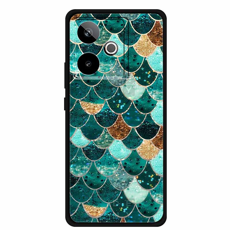 For Realme GT 7T GT7 Case Cool Animal Protective Silicone Back Cover Cases For Realme GT 7 Black Phone Funda Realme GT 7T Coque