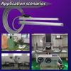 Sino KA-500 Slim Linear Glass Scale Ruler Digital DRO Grating Ruler 1um TTL Precision Measurement Small Thin 370-770mm