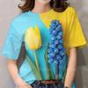 Women's T-Shirt - Valentine's Gift with 3D Digital Printing Technology
