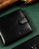 Gift Set: Men's Leather Wallet and Keychain - Peterson