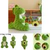 Cute Green Plush Avocado Backpack Toy For Kids Soft And Fluffy Dinosaur Stuffed Animal Pillow