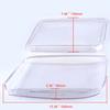 1 Pair Car Lights Headlight Mask Head Lamp Shell Clear Cover for VW Bora Variant 4 Motion 1999-2005 Foglamp Housing Accessories