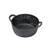 Pearl Metal Tempura Pot, 20cm, Cast Iron, IH Compatible, Oven Compatible, Sprout HB-6479