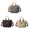 Canvas Tote Bag For Women With Zipper Pocket And Dual Straps For Daily Use