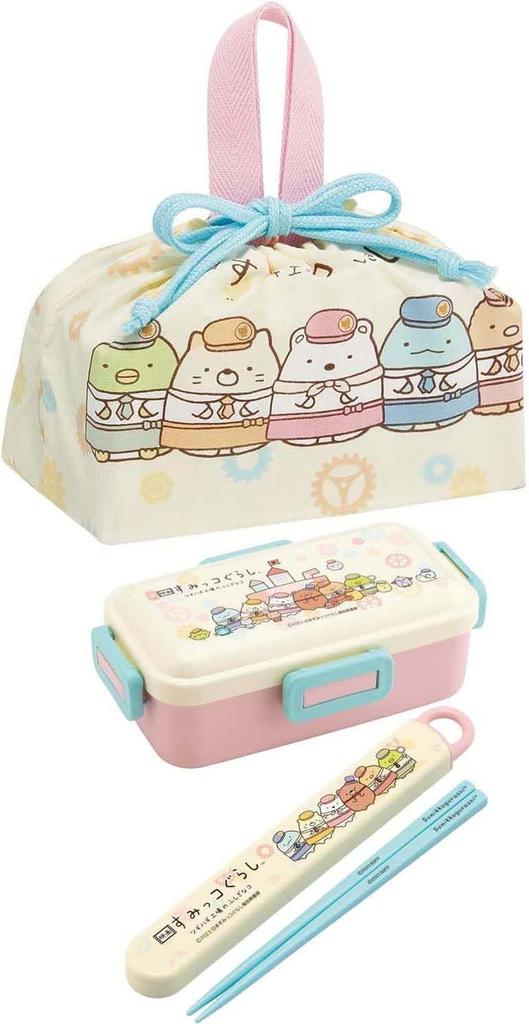 Skater Bento Movie Soft Made in Box, 530ml, "Sumikko Gurashi" 3, Antibacterial, Serving, Dome-Shaped Lid, Women's, Japan, PFLB6AG-A