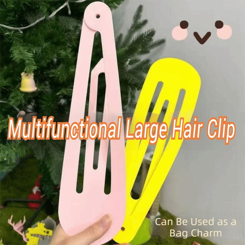 Gifts 15/28cm Giant Hair Clip Colorful Giant Giant Barrette Hairpin Bag Charm Stress-relieving