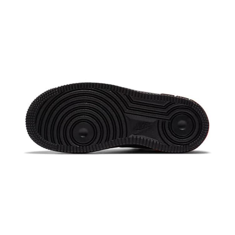 Nike Air Force 1 LV8 KSA Low top Skateboard Shoes Black Orange Children Aged 3 7 Years Old CT4681-001
