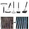 Wire Brush Spatula Long Handle Stainless Steel Brush For Wash Grill Oven Mesh