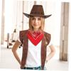 1 Set Denim Three Piece Suit Cowboy Outfit Boy Cowboy Costume Cowboy Costume