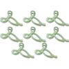 Bow Transparent Hair Clip Women's Jelly Color Shark Clip Dazzling Fashion Hair Accessories