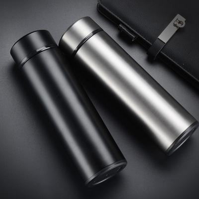 Tumbler Stainless Steel Smart Water Thermos Thermal Bike Bottle 500ml For Hot Cold Coffee Tea Flask Insulated Mug Cooling Cup