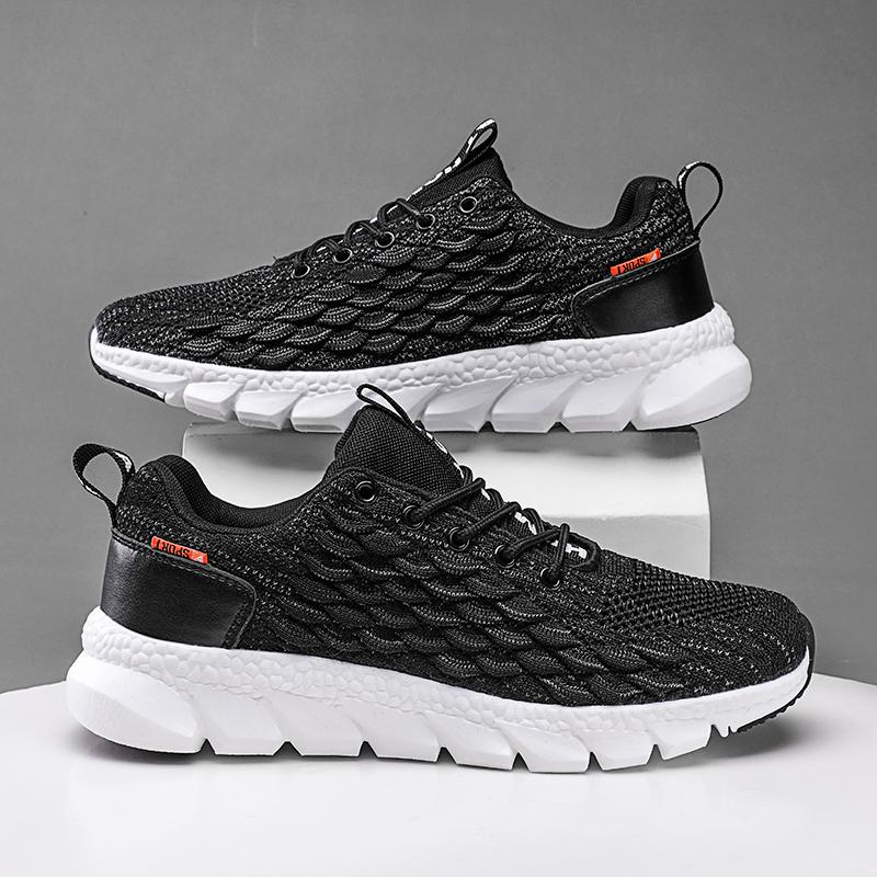 Men Running Shoes Lightweight Outdoor Gym Jogging Comfortable Casual Walking Shoes Lace-up Trendy Tennis Shoes for Man