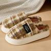 Winter Women Home Slippers Plush Warm Thick Bottom Slides Breathable Soft Non-slip Slippers Indoor Outdoor Men Casual Slippers