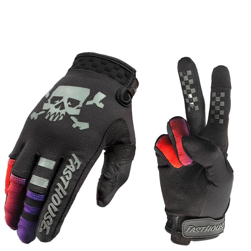 24 touch screen long finger bicycle riding gloves men's and women's motorcycle racing outdoor sports gloves