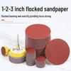 Round Self-Adhesive Sanding Discs Set: 1-4 Inch Polishing Pads for Glass Grinding