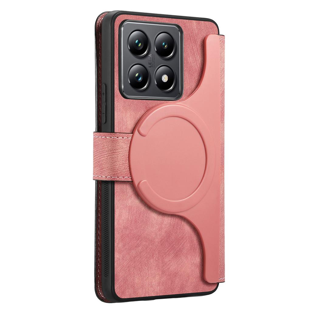 For Xiaomi 14T Magnetic Case CASENEO Detachable Leather Phone Wallet Cover