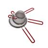 Steel Colander Silicone Handle Strainer Sifting Tool Flour Sifter Powder Sieve Filter Spoon