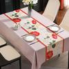 National Color And Natural Fragrance Tablecloth Waterproof And Oil-Proof Leave-In Chinese Classical Pvc Tablecloth Dining Table Mat