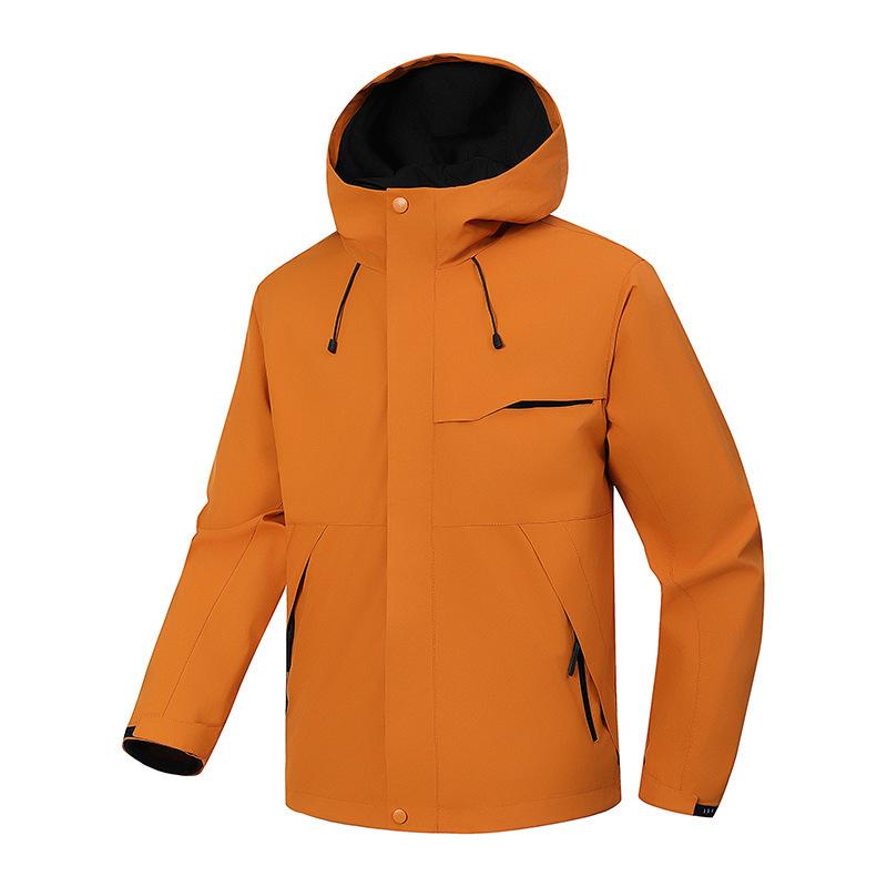 Shock Jacket for Men and Women Spring and Autumn Thin Casual Jacket Waterproof Windproof Detachable Sports Hooded Jacket Travel Clothing