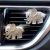 2pcs Lovely Elephant Car Air Freshener Vent Clip For Air Conditioning Vents And Interior Decoration