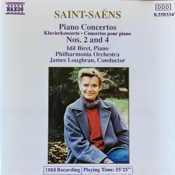 CD IDIL BIRET JAMES LOUGHRAN PHILHAR  SaintSaens  Piano Concertos Nos.  8550334 NAXOS 1990 Europe Classical Used