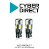 CYBERDIRECT CD102 T10 LED Position Bulb, 6500K White, Car Width Light, License Plate Light,