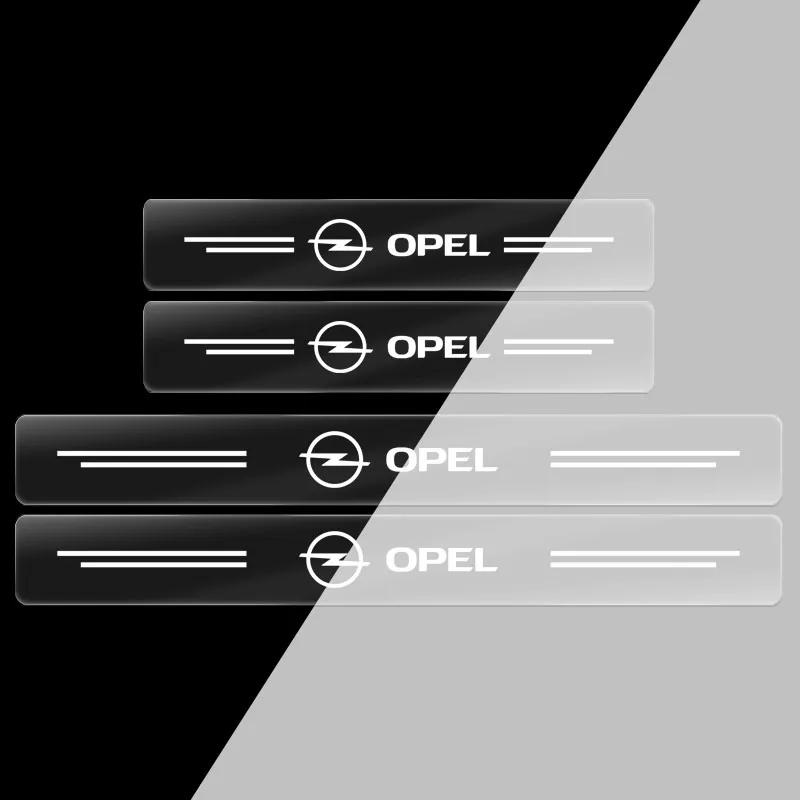 

Car Door Sill Protector Stickers Transparent Decor Decal Threshold Strip For Opel Insignia Astra Antara Meriva Zafira H G Corsa