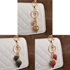 Fashion Strawberry Strawberry Keychain Alloy Car Keyring For Womens Bags Accessories