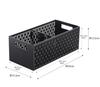 Yamazaki Vegetable Storage x D32 x Sliding Root Vegetable Vegetable Compartment 5021 Tower, Black, Approx. W15.3 H12.2cm, Stackable, Drawer, Storage,