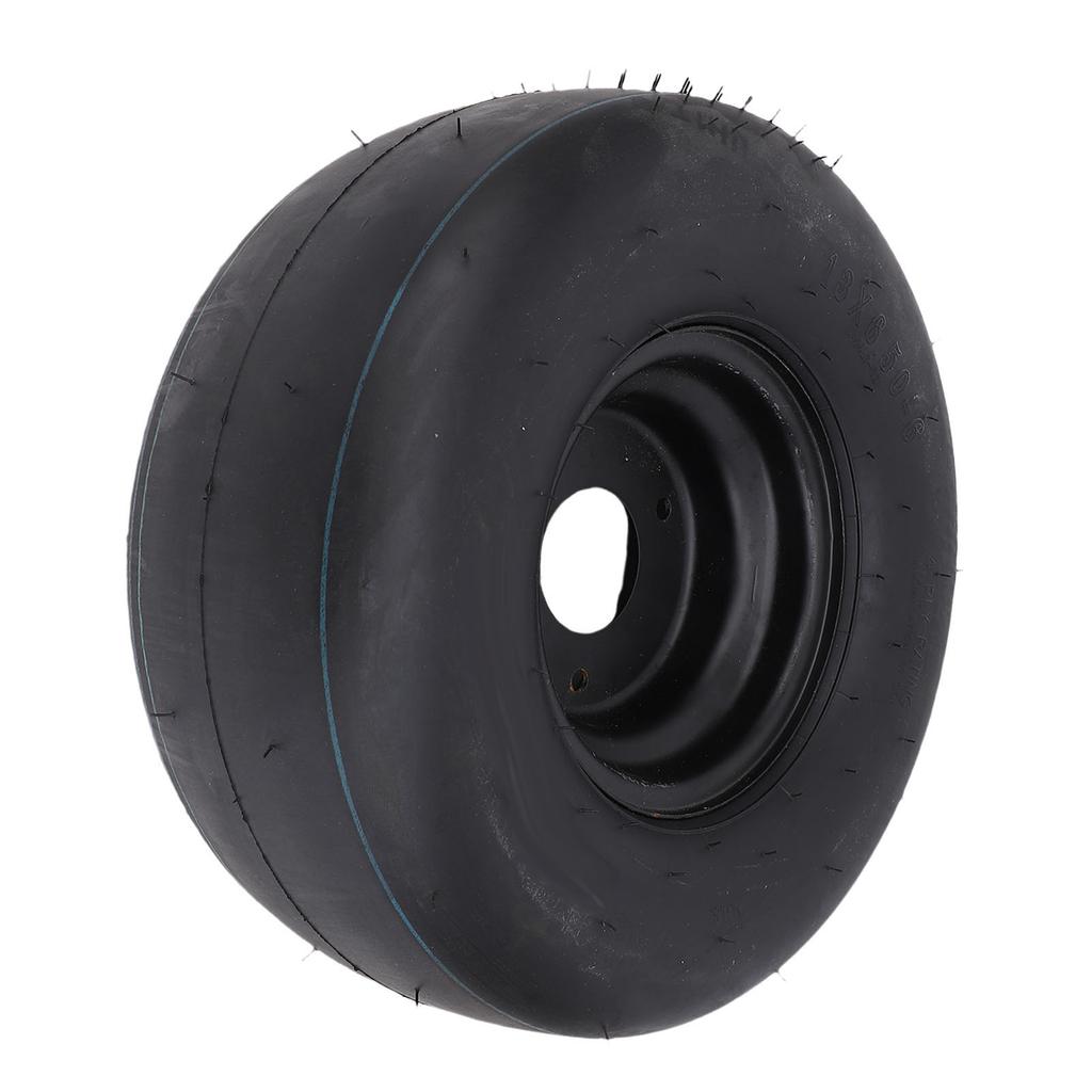 13x6.50  6 Tire Wheel Puncture Proof 6in Tubeless Tire with Rim for Garden Tractor Rider Mower ATV UTV Quad Off Road Go