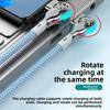 Double Bend Rotation Phone Charging Cable Type C/micro USB Elbow Data Line  Phone Accessories