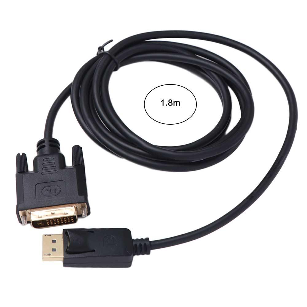 Male To Male DisplayPort To VGA Adapter Connecting Conversion HD Video Cable Computer Projector