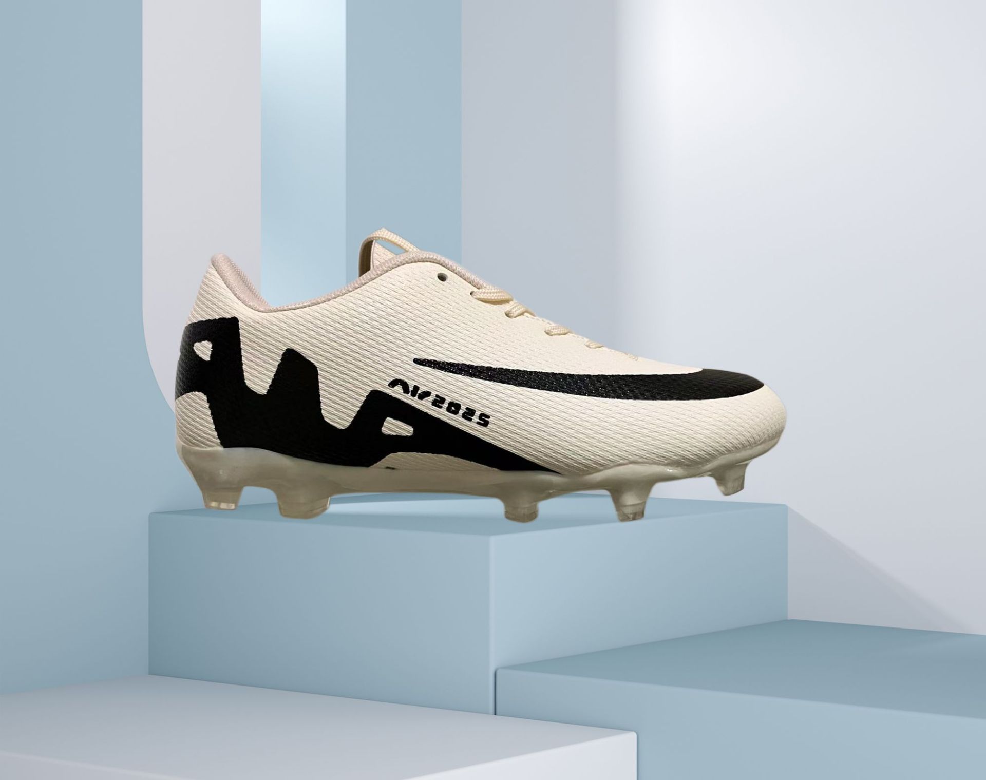 

Нові футбольні бутси з низьким верхом 2025 року, чоловічі та дитячі шиповані, штучні пласкі, довгі шипи, для шкіряних стоп, тренувальні бутси для змагань 32