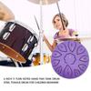 Glucophone 6 Inch 11 Notes Steel Tongue Drum Key G Ethereal Drum Yoga Meditation Musical Instrument Percussion Musical
