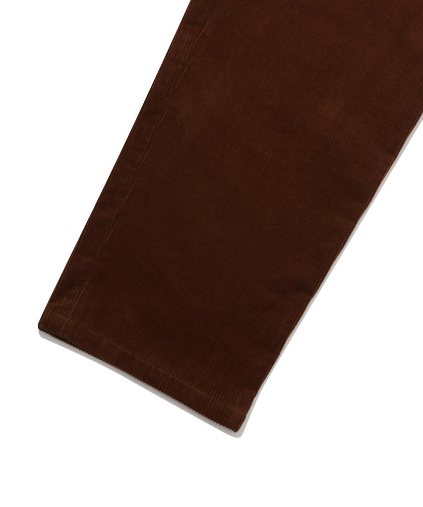 COVERNAT Corduroy Semi-Wide Fit Carpenter Pants Brown
