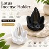 3 Hole Lotus Incense Burner 3D Printing Lotus Censer Holder  For Household Aroma